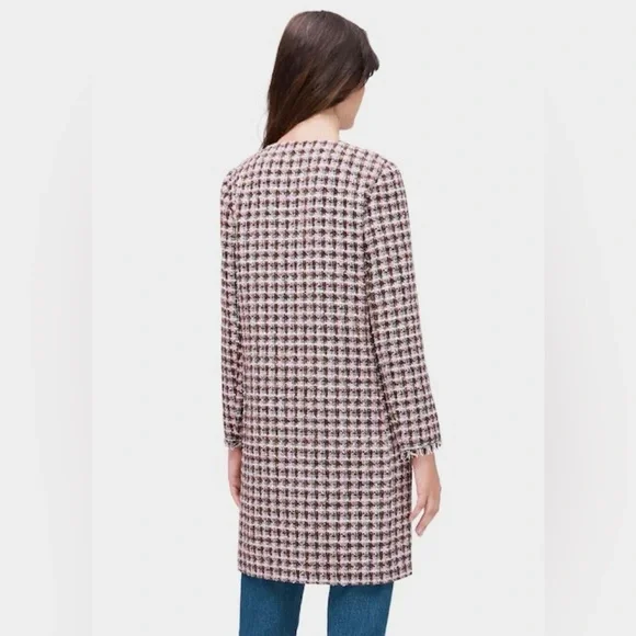 Kate Spade New York Enchanted Tweed Coat Size Large EUC - Picture 3 of 12